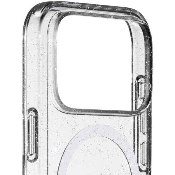 White Diamonds Back Cover Mag Glitter Transparent für iPhone 17 Pro