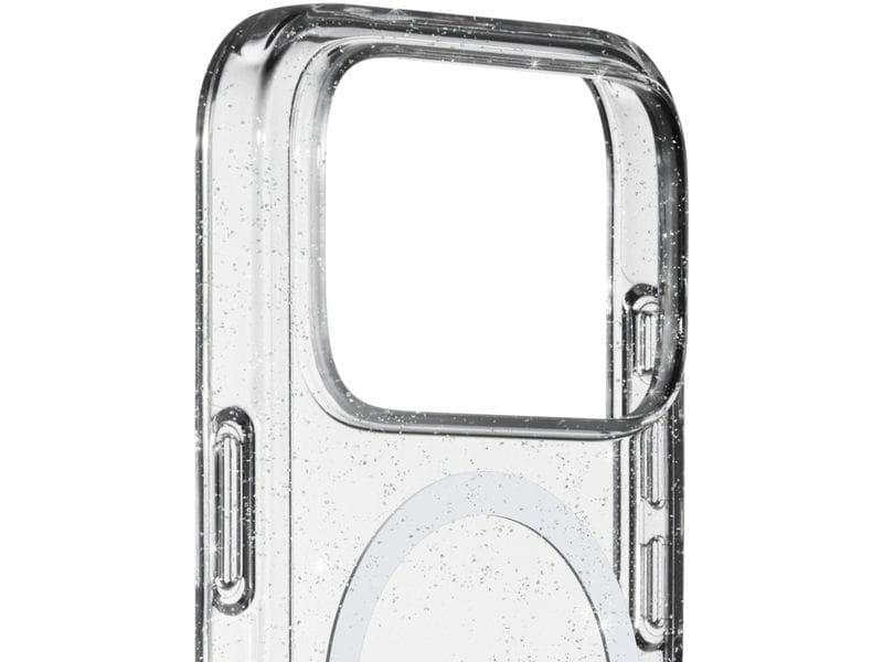 White Diamonds Back Cover Mag Glitter Transparent für iPhone 17 Pro