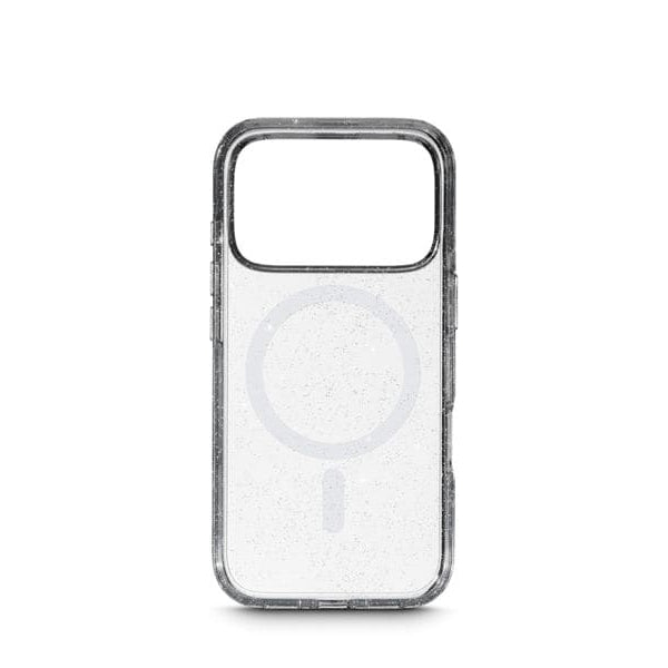 White Diamonds Back Cover Mag Glitter Transparent für iPhone 17 Pro