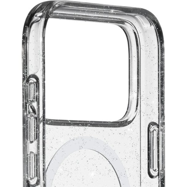 White Diamonds Back Cover Mag Glitter Transparent für iPhone 17 Pro