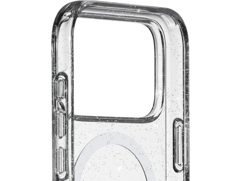 White Diamonds Back Cover Mag Glitter Transparent für iPhone 17 Pro