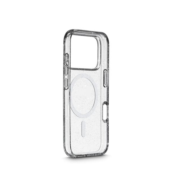 White Diamonds Back Cover Mag Glitter Transparent für iPhone 17 Pro