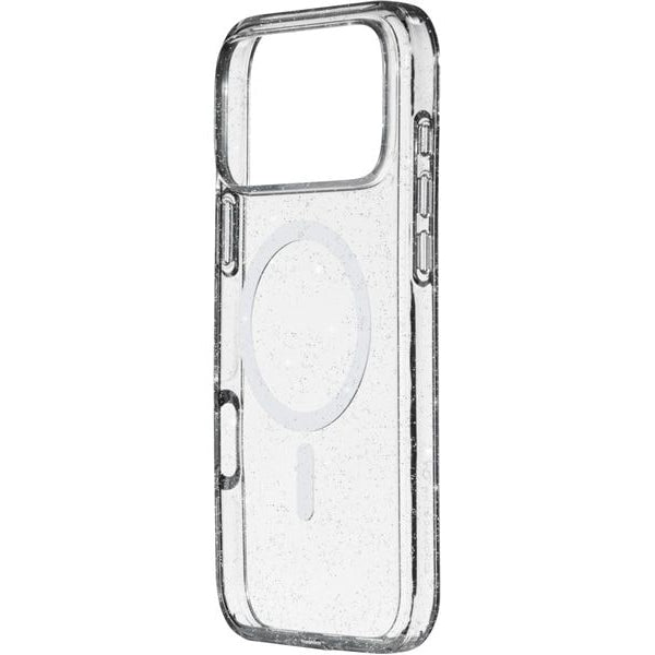 White Diamonds Back Cover Mag Glitter Transparent für iPhone 17 Pro Max