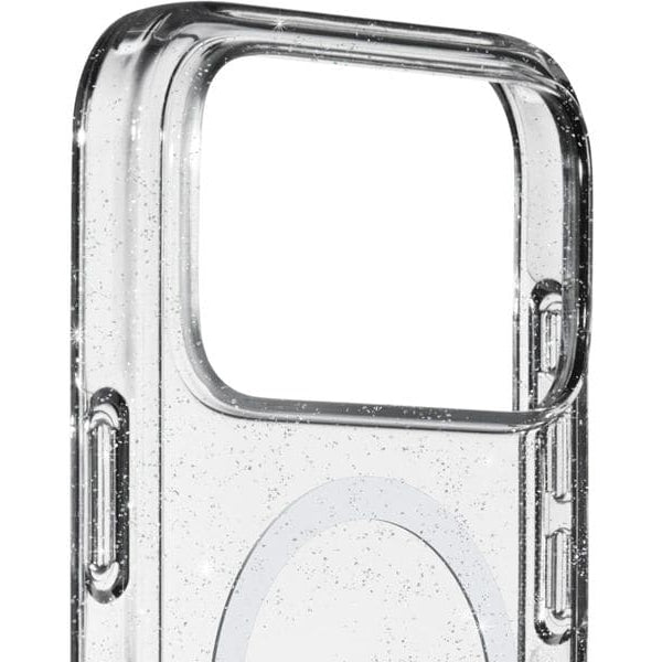 White Diamonds Back Cover Mag Glitter Transparent für iPhone 17 Pro Max