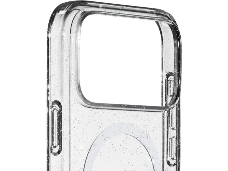 White Diamonds Back Cover Mag Glitter Transparent für iPhone 17 Pro Max