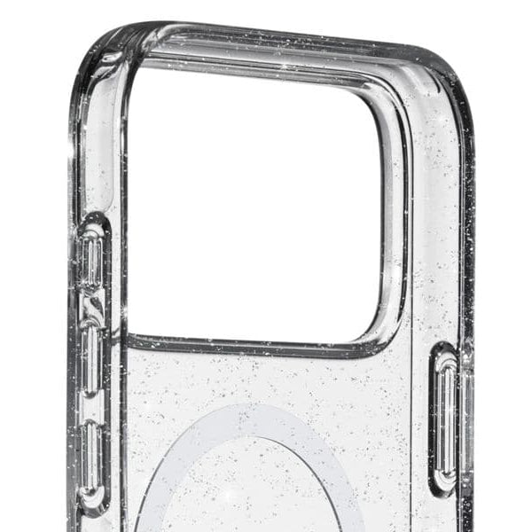 White Diamonds Back Cover Mag Glitter Transparent für iPhone 17 Pro Max
