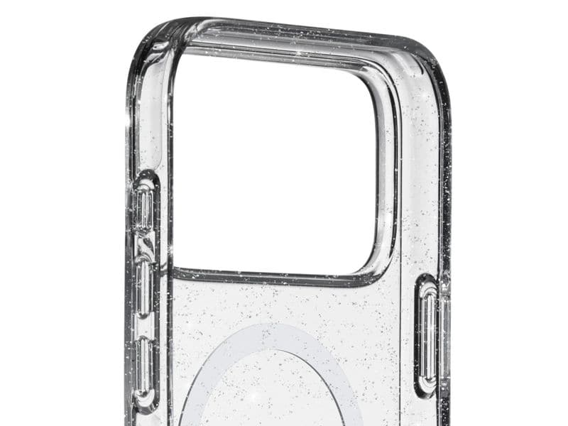 White Diamonds Back Cover Mag Glitter Transparent für iPhone 17 Pro Max