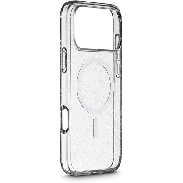 White Diamonds Back Cover Mag Glitter Transparent für iPhone 17 Pro Max