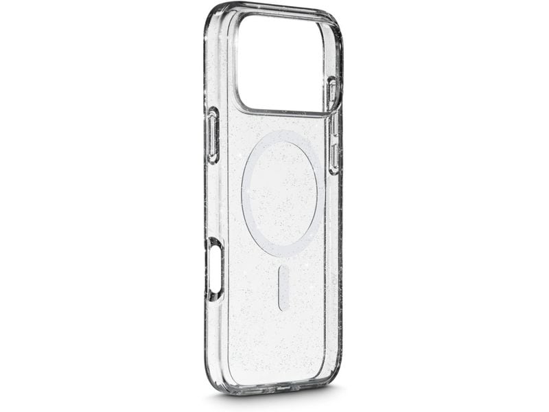 White Diamonds Back Cover Mag Glitter Transparent für iPhone 17 Pro Max