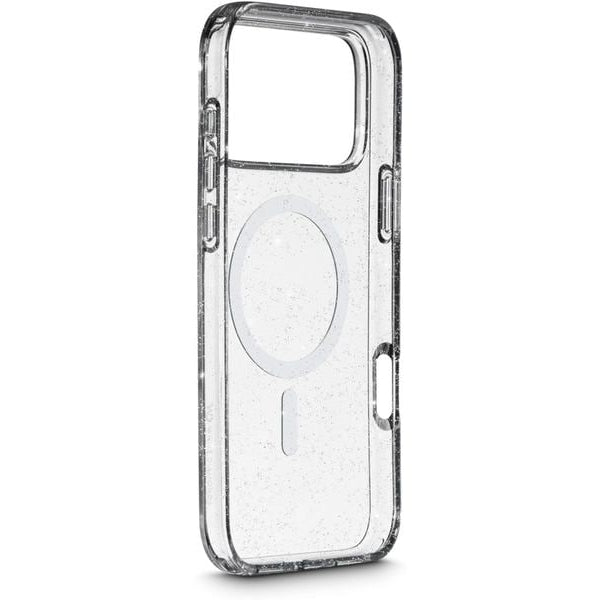 White Diamonds Back Cover Mag Glitter Transparent für iPhone 17 Pro Max