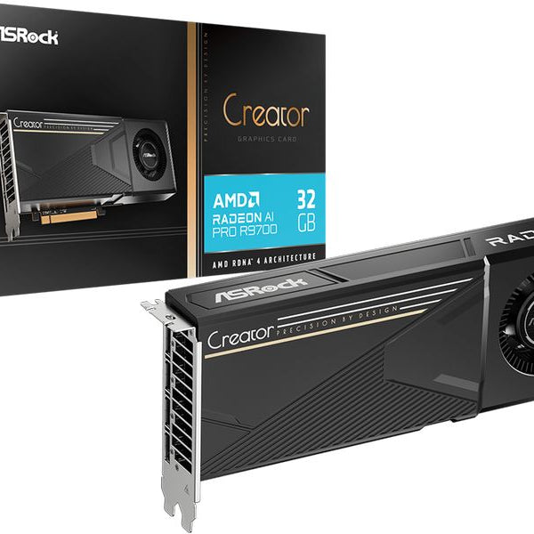 ASRock Grafikkarte Creator Radeon AI PRO R9700 32 GB