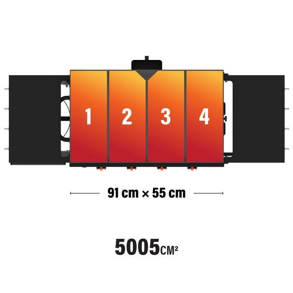 Blackstone Gasgrill Original 36 Grillstation mit Hartschalenabdeckung
