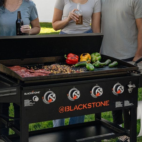 Blackstone Gasgrill Original 36 Grillstation mit Hartschalenabdeckung