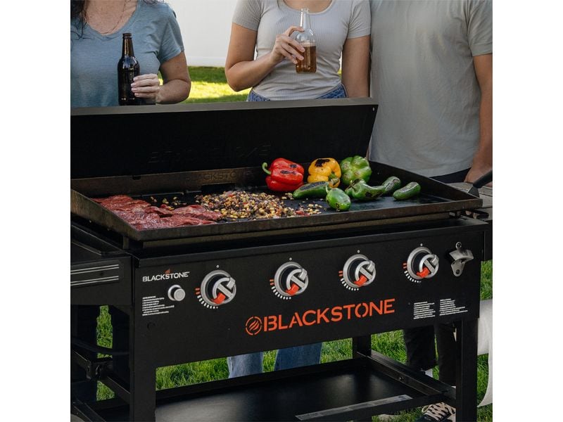Blackstone Gasgrill Original 36 Grillstation mit Hartschalenabdeckung