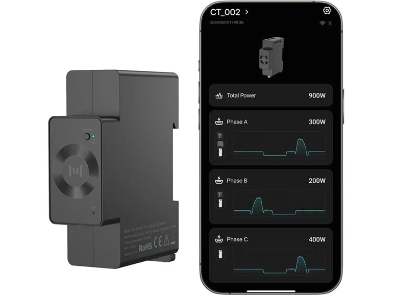 Marstek CT002 3-Phasen Smart Meter Bluetooth 5.2, RF Band 2.4 GHz