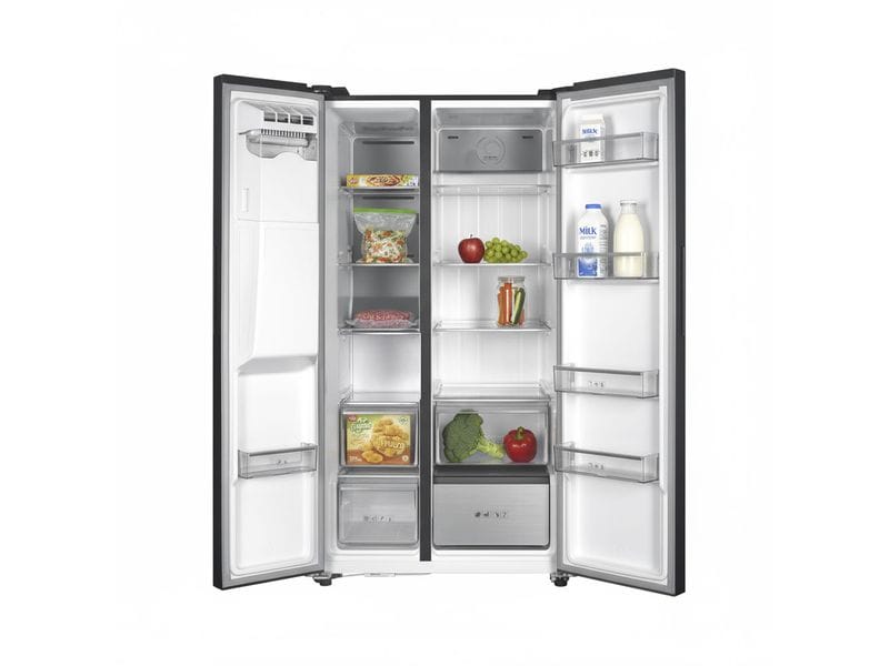 Kibernetik Foodcenter FCSBS600NFEM Schwarz