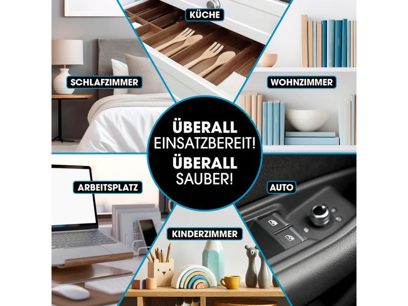 CLEANmaxx Akku-Handsauger 16535 Dunkelblau