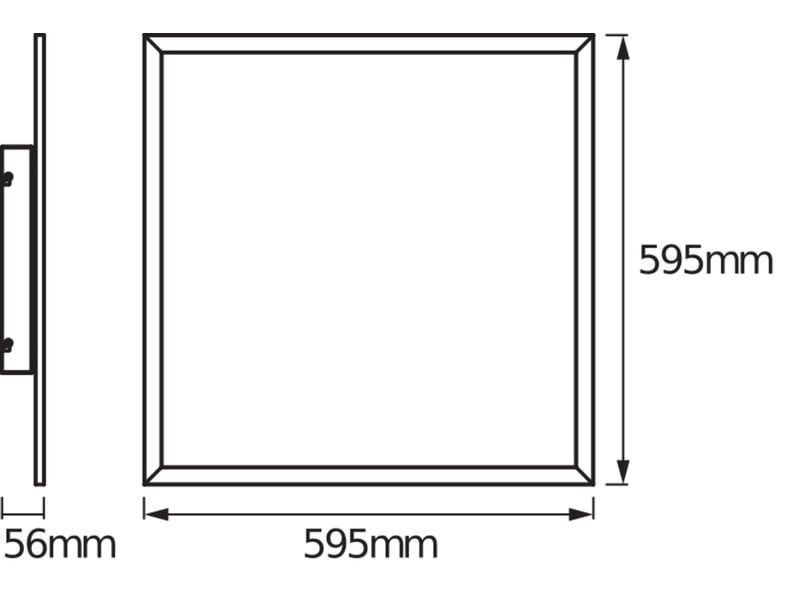 OSRAM LED-Panel SMART+ planon plus 600 x 600 mm, TW