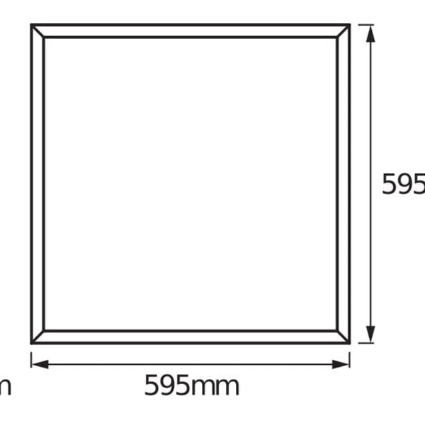 OSRAM LED-Panel SMART+ Matter Planon Plus 600 x 600 mm RGBW