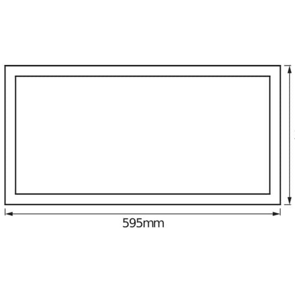 OSRAM LED-Panel SMART+ Matter Planon Plus 600 x 300 mm RGBW