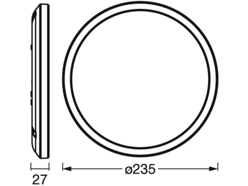 OSRAM LED-Panel Smart+ Orbis Ceiling 235 mm, RGBW
