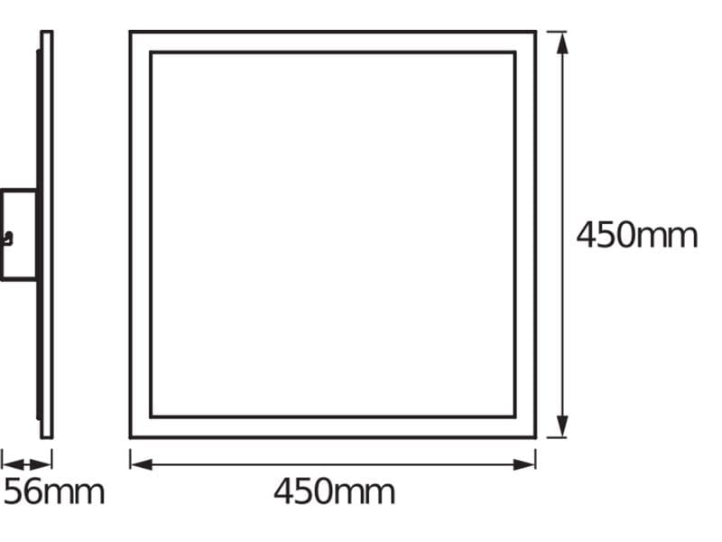 OSRAM LED-Panel SMART+ Matter Planon Plus 450 x 450 mm RGBW