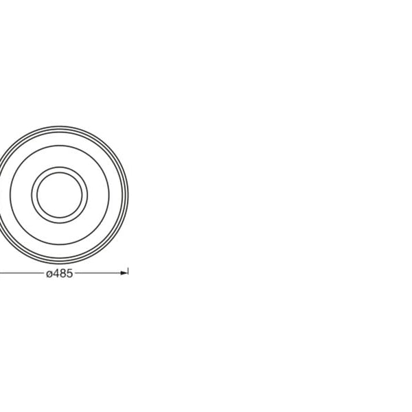 OSRAM Deckenleuchte SMART+ Matter Stea 485 mm Multicolor RGB+TW
