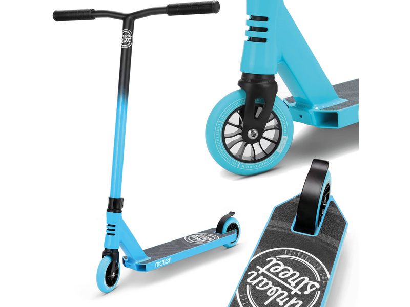Motion Scooter Freestyle, Urban Pro, Schwarz / Blau