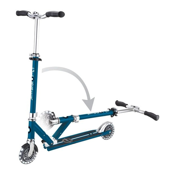 GLOBBER Scooter Flow Element Lights Petrol Blau