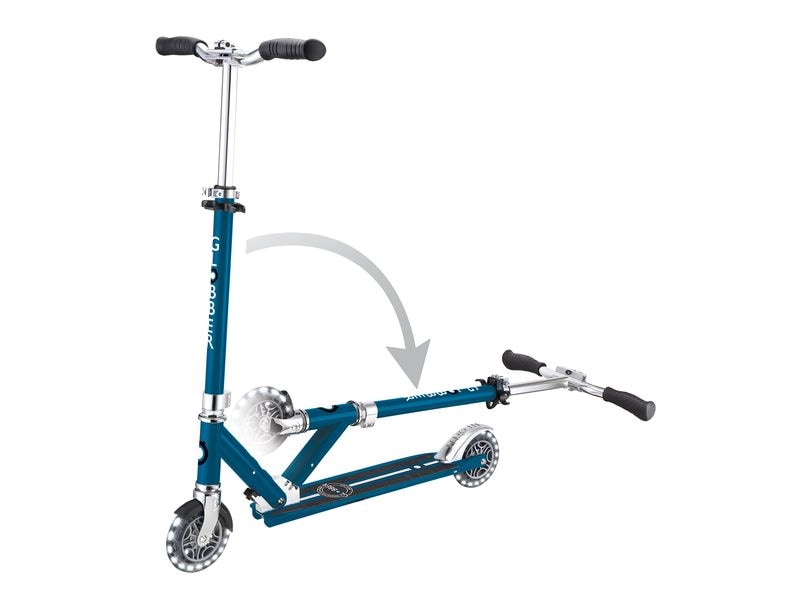 GLOBBER Scooter Flow Element Lights Petrol Blau