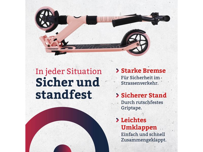 Motion Scooter Smartway +, 145 mm, Rosa