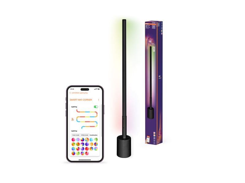 OSRAM Stehleuchte SMART+ FLOOR CORNER SLIM RGB + TW + RC