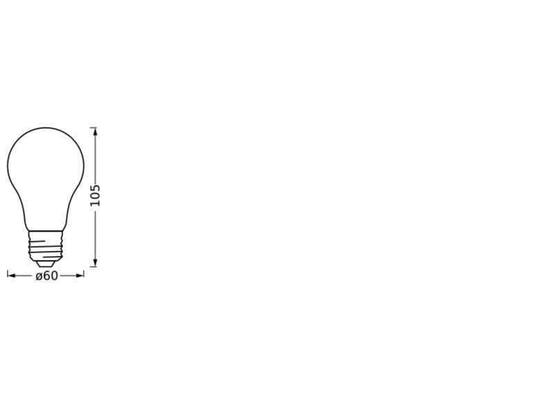OSRAM Leuchtmittel Filament Globe 125 Multicolor E27, 4.8 W, RGBW
