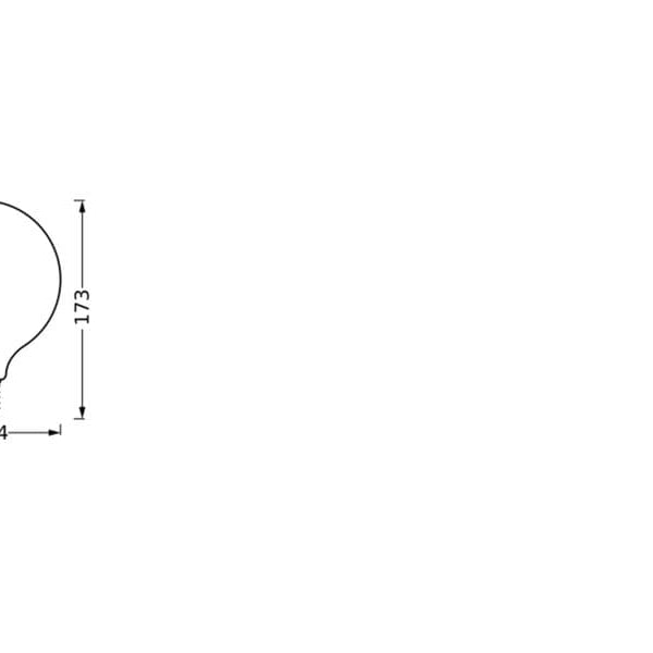 OSRAM Leuchtmittel SMART+ MATTER Globe 125 40, E27, 4.8 W, RGBW