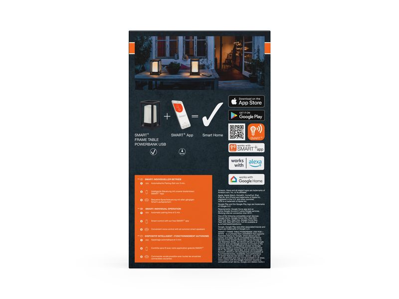 OSRAM Tischleuchte SMART+ Outdoor WIFI, RGBW