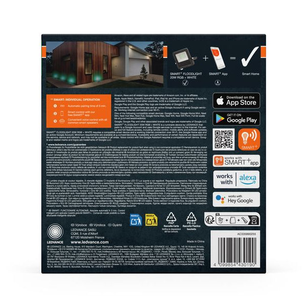 OSRAM Wandleuchte SMART+ dark grey, 20 W, 1600 lm