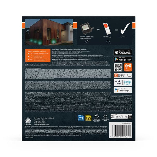 OSRAM Wandleuchte SMART+ dark grey, 30 W, 2400 lm