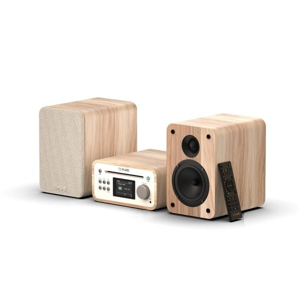 Pure Micro-HiFi Anlage Classic Stereo Mini Eiche