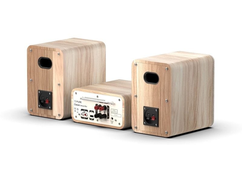 Pure Micro-HiFi Anlage Classic Stereo Mini Eiche