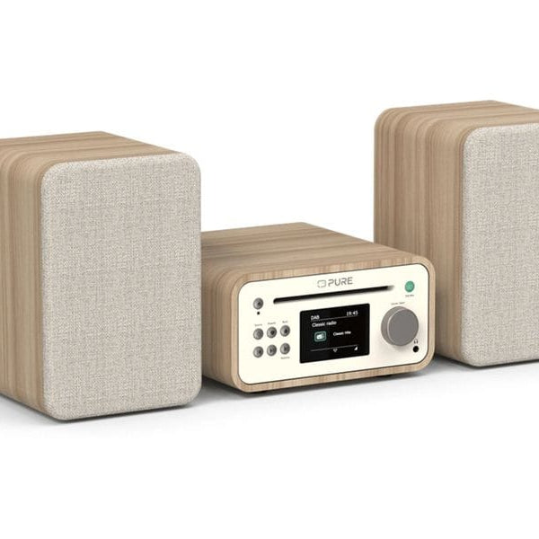 Pure Micro-HiFi Anlage Classic Stereo Mini Eiche