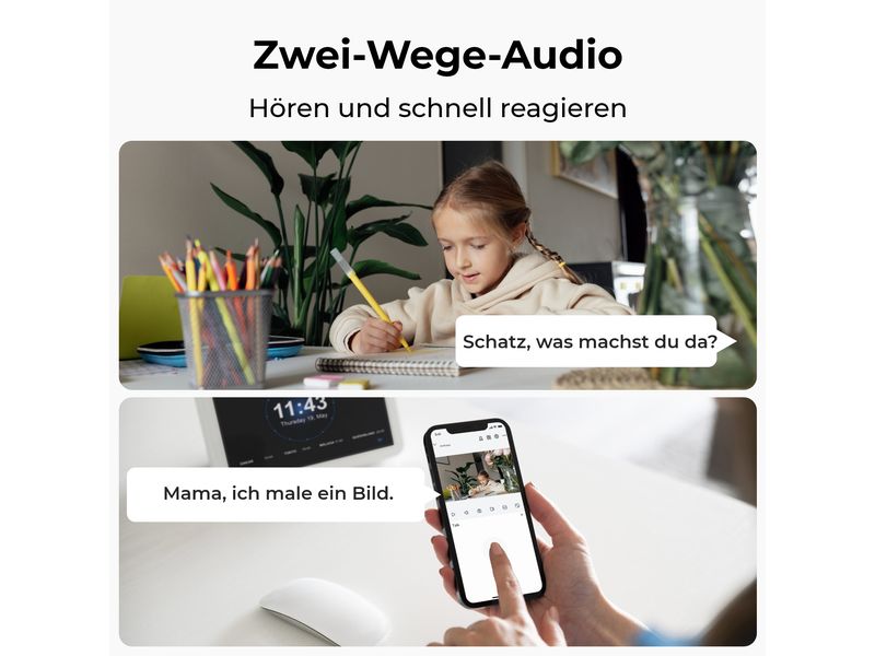 Reolink Netzwerkkamera E331 2K+/5 MP