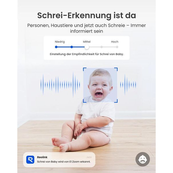 Reolink Netzwerkkamera E340 4K/ 8 MP