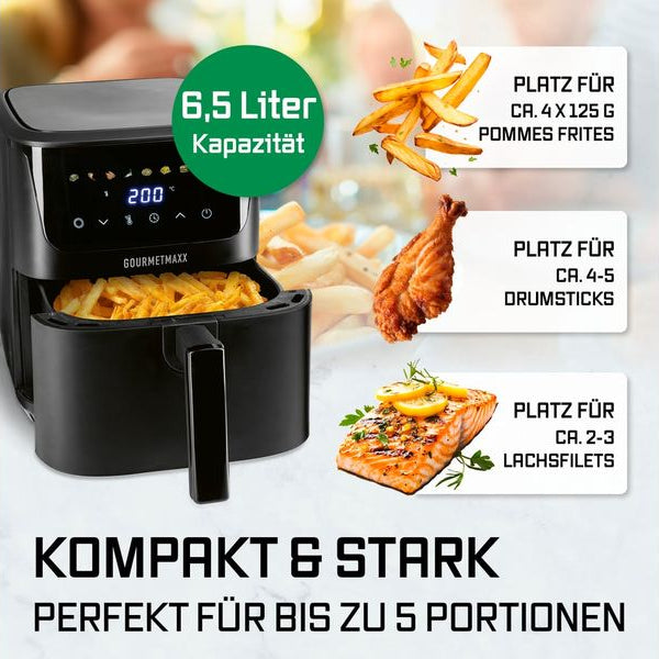 GOURMETmaxx Heissluft-Fritteuse 6.5 l