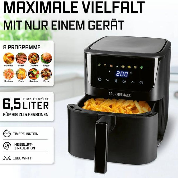 GOURMETmaxx Heissluft-Fritteuse 6.5 l