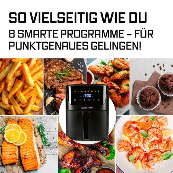 GOURMETmaxx Heissluft-Fritteuse 6.5 l