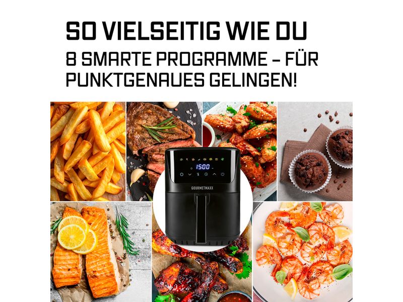 GOURMETmaxx Heissluft-Fritteuse 6.5 l