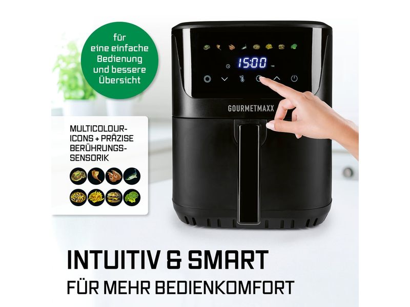 GOURMETmaxx Heissluft-Fritteuse 6.5 l