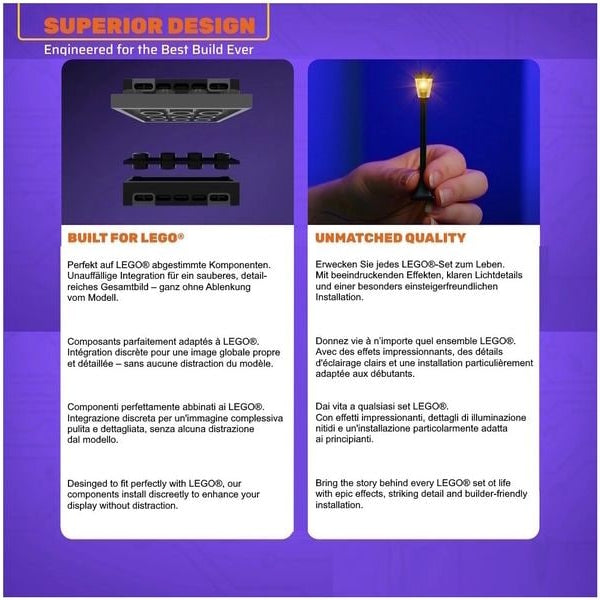 Light My Bricks LED-Licht-Set für LEGO® 76457 Harry Potter – Dorf Hogsmeade