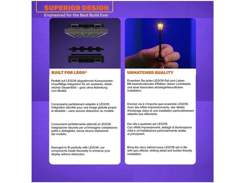 Light My Bricks LED-Licht-Set für LEGO® 76457 Harry Potter – Dorf Hogsmeade