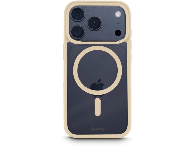 Hama Back Cover Frame Protect iPhone 17 Pro Beige